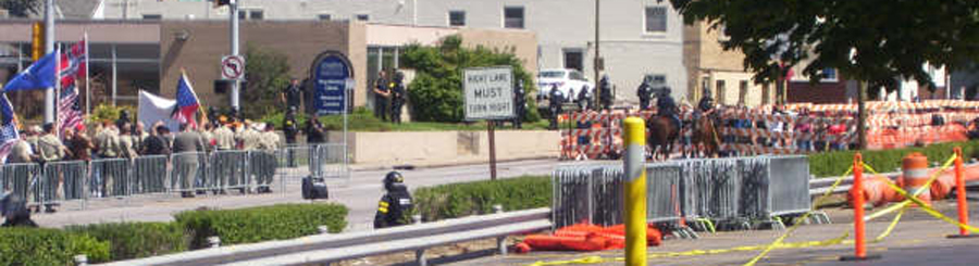 Omaha Rally  Nazis versus opponents Sep 1 2007